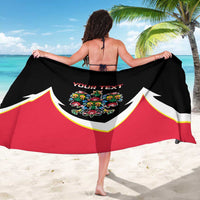 Personalized Poland Wycinanki Eagle Sarong Polish Traditional Floral Folk Pattern - Wonder Print Shop