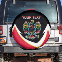 Personalized Poland Wycinanki Eagle Spare Tire Cover Polish Traditional Floral Folk Pattern - Wonder Print Shop