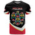 Personalized Poland Wycinanki Eagle T Shirt Polish Traditional Floral Folk Pattern - Wonder Print Shop
