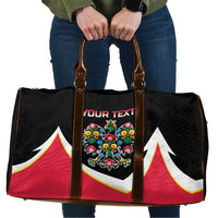 Personalized Poland Wycinanki Eagle Travel Bag Polish Traditional Floral Folk Pattern - Wonder Print Shop