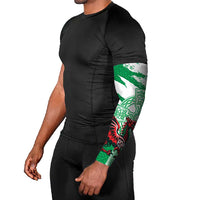 Wales Celtic Cross Arm Sleeves Cymru Am Byth Green Version - Wonder Print Shop