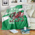 Wales Celtic Cross Blanket Cymru Am Byth Green Version - Wonder Print Shop
