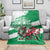 Wales Celtic Cross Blanket Cymru Am Byth Green Version - Wonder Print Shop