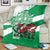 Wales Celtic Cross Blanket Cymru Am Byth Green Version - Wonder Print Shop