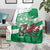 Wales Celtic Cross Blanket Cymru Am Byth Green Version - Wonder Print Shop