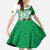 Wales Celtic Cross Family Matching Summer Maxi Dress and Hawaiian Shirt Cymru Am Byth Green Version - Wonder Print Shop