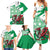 Wales Celtic Cross Family Matching Summer Maxi Dress and Hawaiian Shirt Cymru Am Byth Green Version - Wonder Print Shop