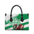 Wales Celtic Cross Leather Bag Cymru Am Byth Green Version - Wonder Print Shop