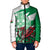 Wales Celtic Cross Padded Jacket Cymru Am Byth Green Version - Wonder Print Shop