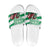 Wales Celtic Cross Slide Sandals Cymru Am Byth Green Version - Wonder Print Shop