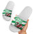Wales Celtic Cross Slide Sandals Cymru Am Byth Green Version - Wonder Print Shop