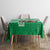 Wales Celtic Cross Tablecloth Cymru Am Byth Green Version - Wonder Print Shop