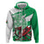 Wales Celtic Cross Zip Hoodie Cymru Am Byth Green Version - Wonder Print Shop