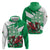 Wales Celtic Cross Zip Hoodie Cymru Am Byth Green Version - Wonder Print Shop