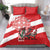 Wales Celtic Cross Bedding Set Cymru Am Byth Red Version - Wonder Print Shop