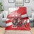 Wales Celtic Cross Blanket Cymru Am Byth Red Version - Wonder Print Shop
