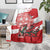 Wales Celtic Cross Blanket Cymru Am Byth Red Version - Wonder Print Shop