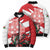 Wales Celtic Cross Bomber Puffer Jacket Cymru Am Byth Red Version - Wonder Print Shop