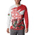Wales Celtic Cross Button Sweatshirt Cymru Am Byth Red Version - Wonder Print Shop