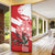 Wales Celtic Cross Door Cover Cymru Am Byth Red Version - Wonder Print Shop