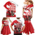 Wales Celtic Cross Family Matching Mermaid Dress and Hawaiian Shirt Cymru Am Byth Red Version - Wonder Print Shop