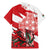 Wales Celtic Cross Family Matching Mermaid Dress and Hawaiian Shirt Cymru Am Byth Red Version - Wonder Print Shop
