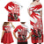 Wales Celtic Cross Family Matching Off Shoulder Maxi Dress and Hawaiian Shirt Cymru Am Byth Red Version - Wonder Print Shop