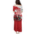 Wales Celtic Cross Family Matching Puletasi and Hawaiian Shirt Cymru Am Byth Red Version - Wonder Print Shop