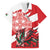 Wales Celtic Cross Family Matching Summer Maxi Dress and Hawaiian Shirt Cymru Am Byth Red Version - Wonder Print Shop