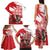 Wales Celtic Cross Family Matching Tank Maxi Dress and Hawaiian Shirt Cymru Am Byth Red Version - Wonder Print Shop