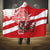 Wales Celtic Cross Hooded Blanket Cymru Am Byth Red Version - Wonder Print Shop