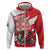 Wales Celtic Cross Hoodie Cymru Am Byth Red Version - Wonder Print Shop