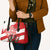 Wales Celtic Cross Leather Bag Cymru Am Byth Red Version - Wonder Print Shop