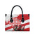 Wales Celtic Cross Leather Bag Cymru Am Byth Red Version - Wonder Print Shop