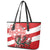 Wales Celtic Cross Leather Tote Bag Cymru Am Byth Red Version - Wonder Print Shop