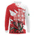 Wales Celtic Cross Long Sleeve Polo Shirt Cymru Am Byth Red Version - Wonder Print Shop