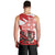 Wales Celtic Cross Men Tank Top Cymru Am Byth Red Version - Wonder Print Shop
