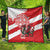 Wales Celtic Cross Quilt Cymru Am Byth Red Version - Wonder Print Shop