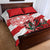 Wales Celtic Cross Quilt Bed Set Cymru Am Byth Red Version - Wonder Print Shop