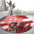 Wales Celtic Cross Round Carpet Cymru Am Byth Red Version - Wonder Print Shop