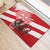Wales Celtic Cross Rubber Doormat Cymru Am Byth Red Version - Wonder Print Shop