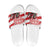 Wales Celtic Cross Slide Sandals Cymru Am Byth Red Version - Wonder Print Shop