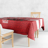 Wales Celtic Cross Tablecloth Cymru Am Byth Red Version - Wonder Print Shop
