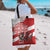 Wales Celtic Cross Tote Bag Cymru Am Byth Red Version - Wonder Print Shop