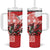 Wales Celtic Cross Tumbler With Handle Cymru Am Byth Red Version - Wonder Print Shop