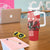 Wales Celtic Cross Tumbler With Handle Cymru Am Byth Red Version - Wonder Print Shop