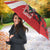 Wales Celtic Cross Umbrella Cymru Am Byth Red Version - Wonder Print Shop