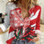 Wales Celtic Cross Women Casual Shirt Cymru Am Byth Red Version - Wonder Print Shop