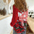 Wales Celtic Cross Women Casual Shirt Cymru Am Byth Red Version - Wonder Print Shop