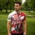Wales Celtic Cross Zipper Polo Shirt Cymru Am Byth Red Version - Wonder Print Shop